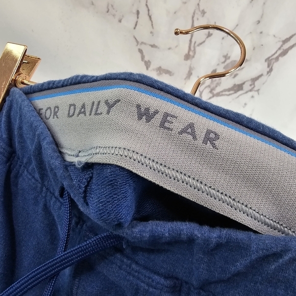 Mac Weldon Shorts Mens Medium Blue 9 Inch Sweat Lounge Drawstring Pull On - Picture 8 of 10